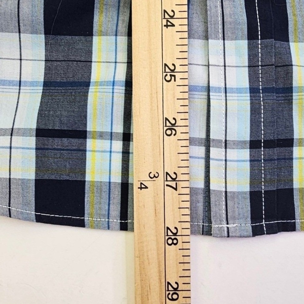 Original Penguin Mens XL Heritage Slim Fit Plaid Short Sleeve Button Down Shirt - Picture 5 of 10